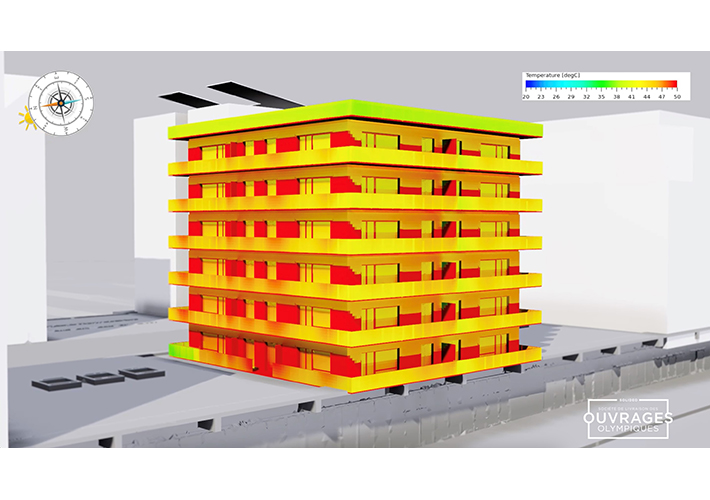 Foto La Société de Livraison des Ouvrages Olympiques y Dassault Systèmes utilizan la simulación para optimizar el confort en la construcción.